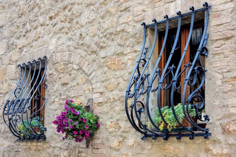 What Are Security Bars Made of? Wrought Iron