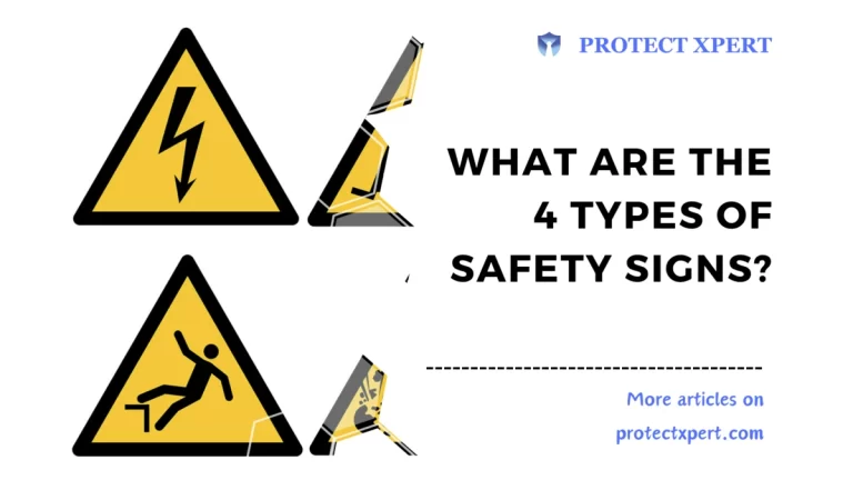 What are the 4 Types of Safety Signs?